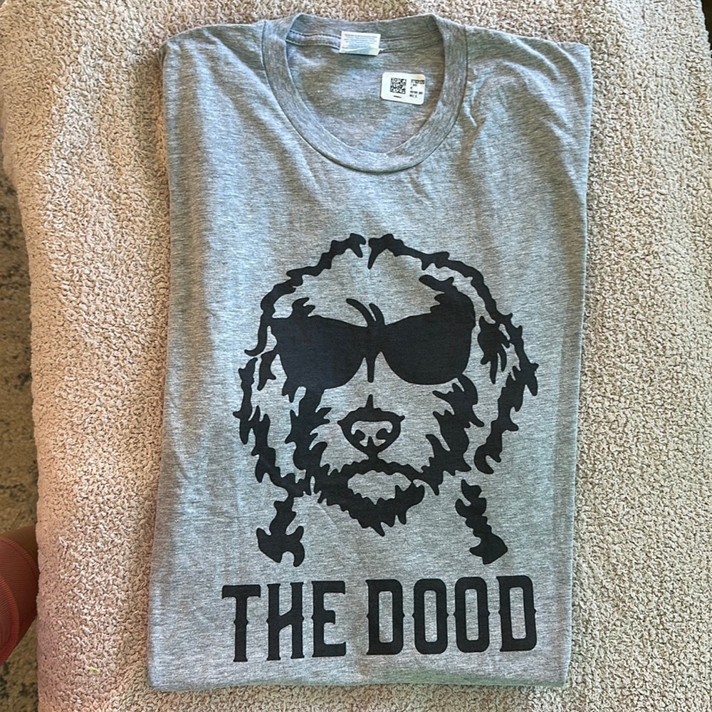 Doodle gray t shirt